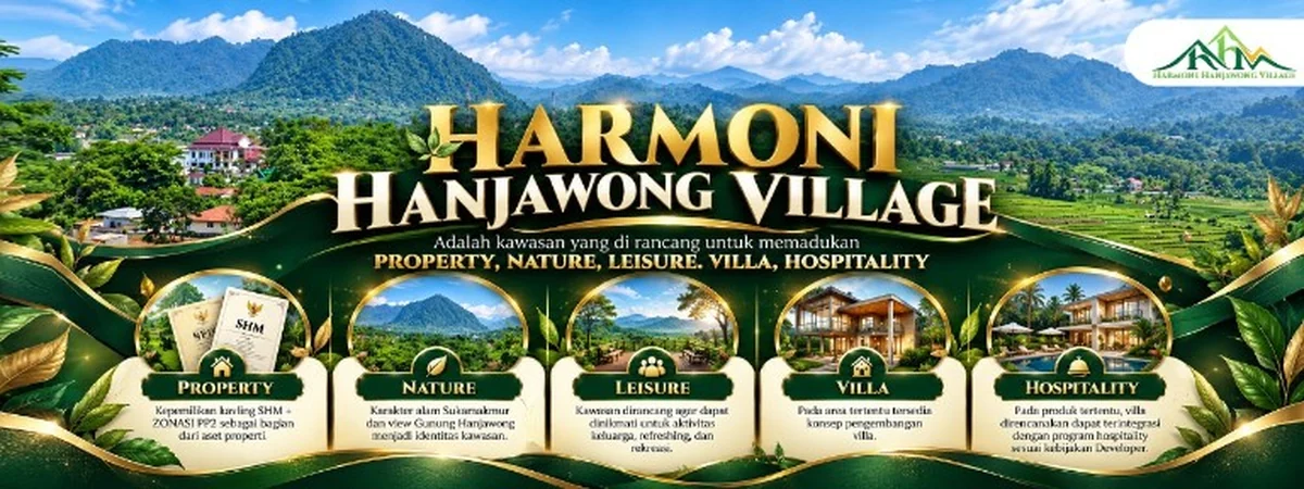 Materi promosi Harmoni Hanjawong Village dan The Hanjawong Nature Experience